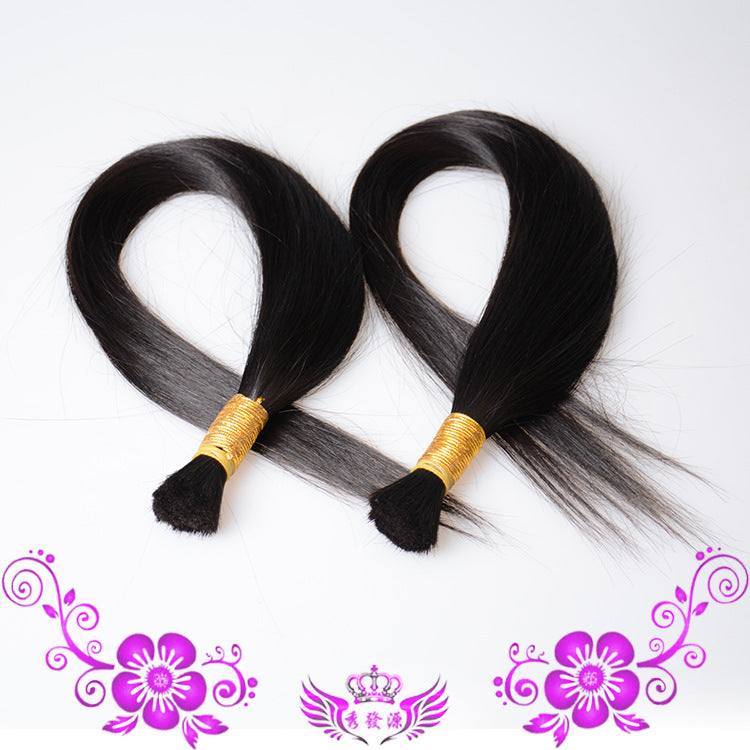 Real hair hair piece