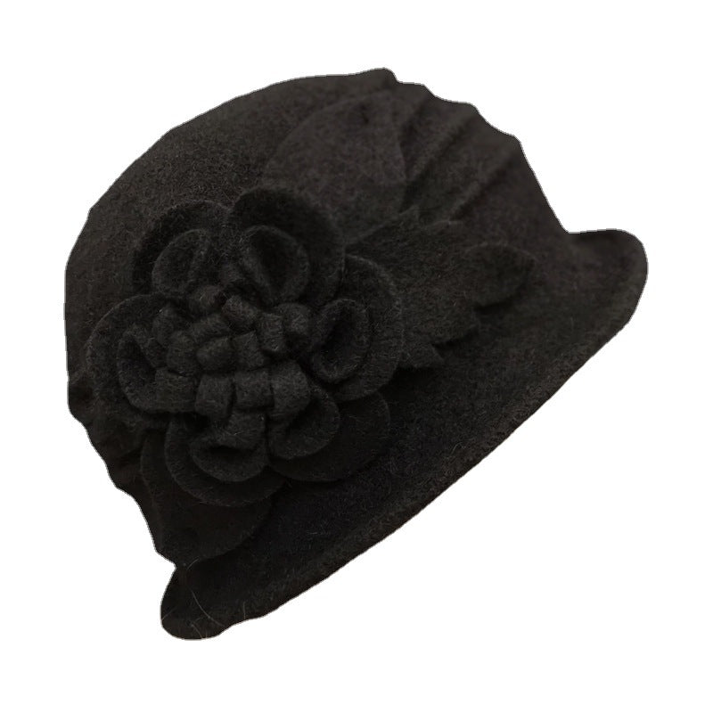 European And American Style Woolen Girl's Cap