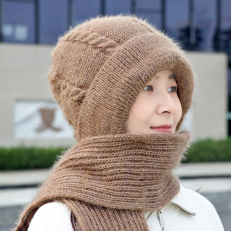 Fleece-lined Thickened Women's Hat Winter