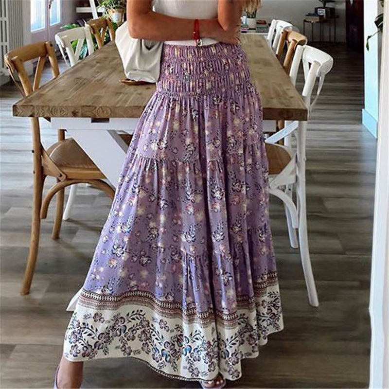 Women's Fashion Casual High Waist Dress